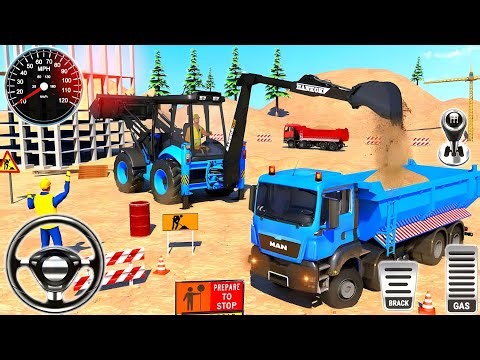 Mountain Tunnel Road Construction Simulator - Tunnel Road Builder Construction - Android GamePlay