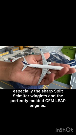 UNBOXING Boeing 737 max model airplane 1:400 scale #airplane #unboxing #aviation #diecast #asmr