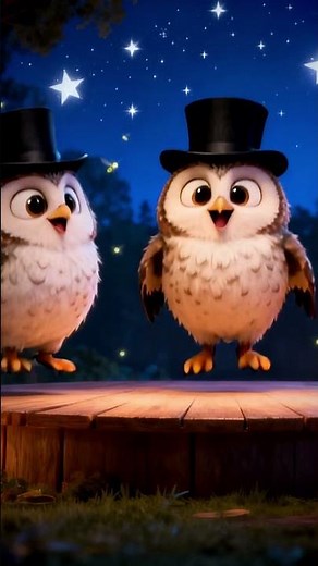 Owl Song 🦉🌙 | Cute Nursery Rhyme for Kids | Bedtime Owl Short | ChocoPopFriends