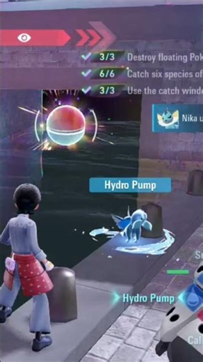 Vaporeon gets Ambushed! #pokemonlegendsza #vaporeon #gaming