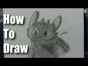 How To Draw - Toothless from How To Train Your Dragon
