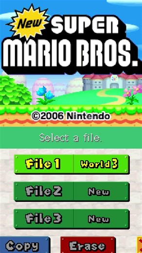How to play as Luigi in New Super Mario Bros. DS #mario #nintendocharacter #nintendodirect