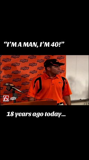 Mike Gundy's Legendary Rant: I'm a Man, I'm 40