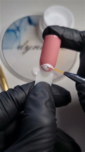 Nail Design (moon manicure)