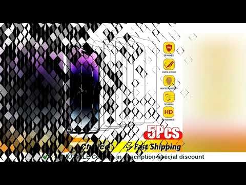 5Pcs Tempered Glass For iPhone 15 13 11 12 14 Pro Max Mini Screen Protector For IPhone 16 17 8 Plus