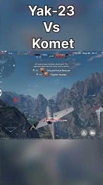 Yak-23 Vs Me 163 Komet #warthunder #warthundermobile #wtmobile #wtm #warthundergameplay #shorts