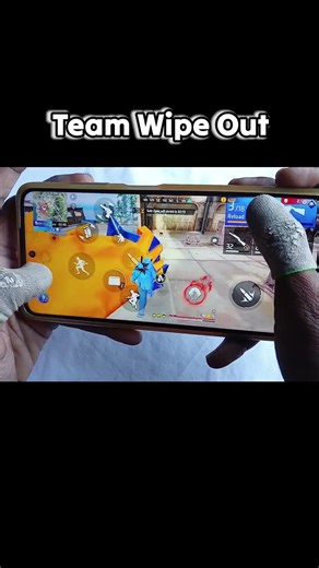 3 finger handcam gameplay solo vs squad poco X3 Pro 120fps 360hz game turbo processor 4k #freefire