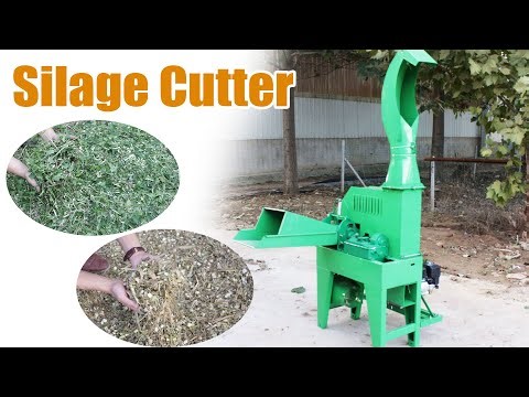 🌿Forage Chopper Machine Working Video For Silage Cutting, Grass Chopping, Feeding Test