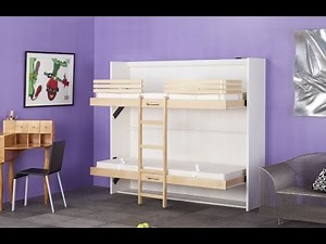 Lit superposé escamotable MLJU par Modulance