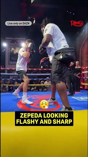 Zepeda is ready to go and put on a show! #shorts