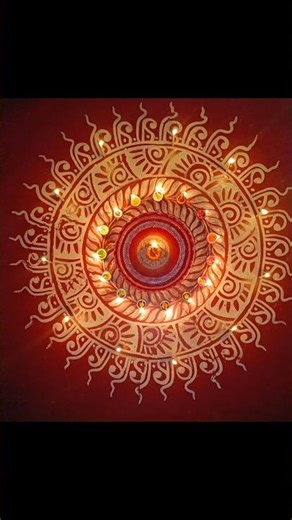 Turn Your Home into a Festival ✨ Epic Rangoli & Diya Decor for Dipaboli! #shorts #diy