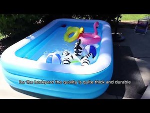 Large Inflatable Pool, Oversized Thickened Family Blow Up Pool, Extra Large Swimming Pools