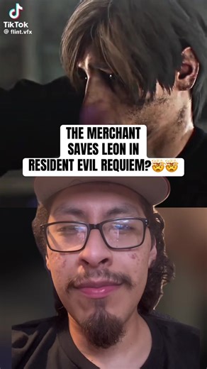 Looks like the merchant and leon got close after Resident Evil 😭#residentevil #residentevilrequiem #tiktokpartner #whattoplay #leonkennedy