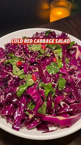 Cold Red Cabbage Salad #cabbage #salad #redcabbage #veggies #cooking #recipe #easyrecipe | chinesefood0805