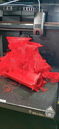 When your 8-hour print fails at 90% 😭 #printfail #3dprinting