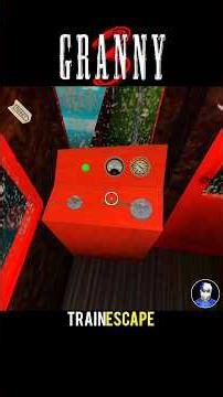 Granny 3 Minecraft Mod Train Escape 😱 #shorts #granny #gaming #gameplay