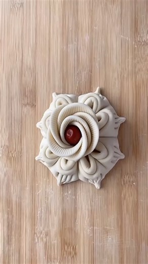 Pastry Dough Shaping So Perfect, It’s Mesmerizing! #shorts #doughdesign #pastrydesign