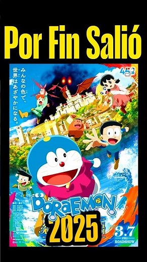 Doraemon 2025 El mundo de los dibujos de Nobita #doraemon #nobita #anime #reels #resumen