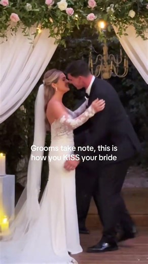 He’s ready to kiss his bride!#wedding #bride #groom #Love #music