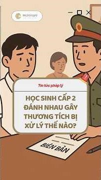 Học sinh cấp 2 đánh nhau gây thương tích bị xử lý thế nào? I Trolyluat.vn