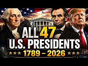 All 47 U.S. Presidents Explained (1789–2026) 🇺🇸 | Complete History
