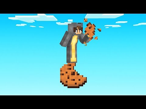 Minecraft But We’re Stuck On One COOKIE Block
