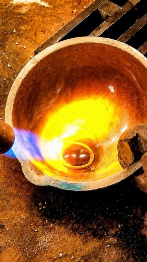 Melting Silver into an Ingot