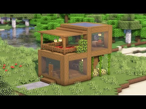 Minecraft: How To Build a Spruce House | Simple Tutorial