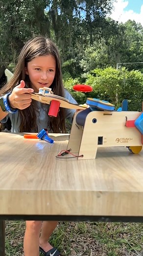 5.7K views · 24 reactions | Combining the Disc Launcher with the Duck Game? Genius! | CrunchLabs | Facebook