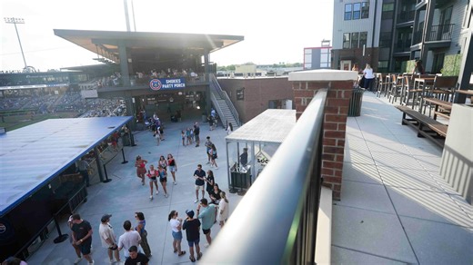 As Smokies logged stats, we logged steps and walked the concourse all game long