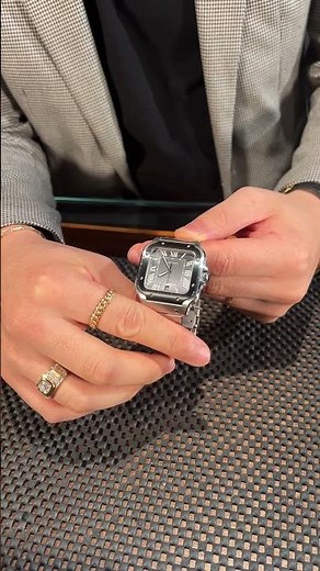 Cartier Santos Steel DLC Grey Dial Mens Watch WSSA0037 Review | SwissWatchExpo