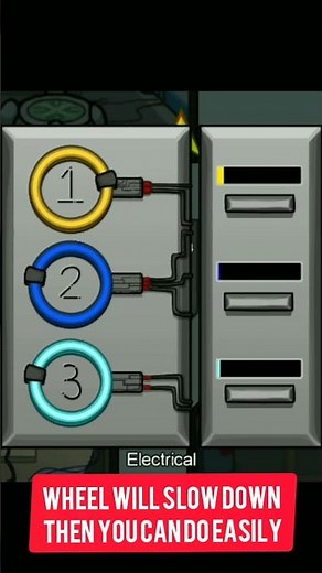 HOW TO DO ELECTRICAL CALIBRATE DISTRIBUTOR TASK EASILY IN AMONG US | AMONG US TIPS & TRICKS #Shorts
