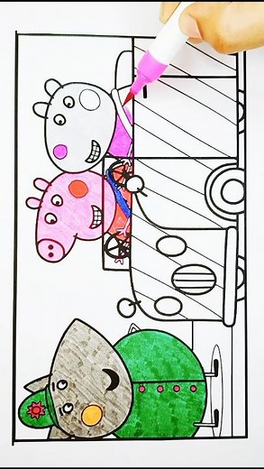 Peppa Pig Coloring Pages for Kids, 575#peppapigcoloring #peppapig #peppapigdrawing #drawing