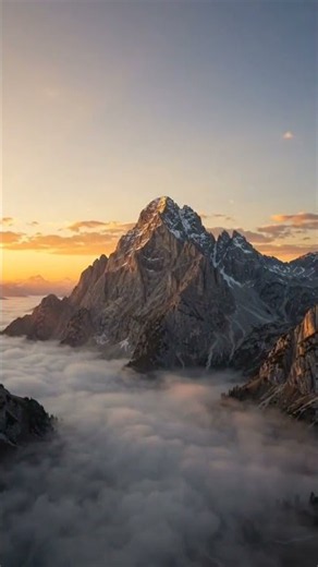 Mountain Wakes Up | Cinematic Nature Time-Lapse: Sunrise, Storm & Snow