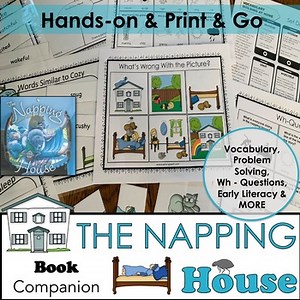 The Napping House Speech, Language, & Early Literacy Book Companion