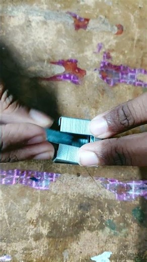 How to make cube with stapler pins