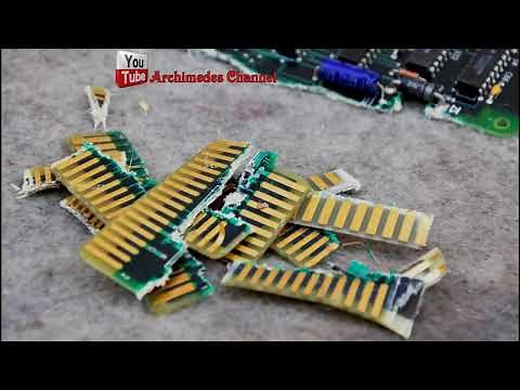 💻🧪 Gold Recovery from CPUs & Circuit Boards – Chemical Techniques with Nitric Acid