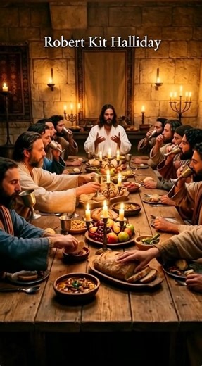 The Table He Set: Remembering the Last Supper By Robert Kit Halliday Beloved, gaze upon this image with me—the sacred moment frozen in time: Jesus at the center of the table, surrounded by His twelve disciples in a dimly lit upper room. Bread, wine, candles flickering. Faces full of wonder, confusion, love. This is the Last Supper—the night everything changed. “While they were eating, Jesus took bread, and when He had given thanks, He broke it and gave it to His disciples, saying, ‘Take and eat;