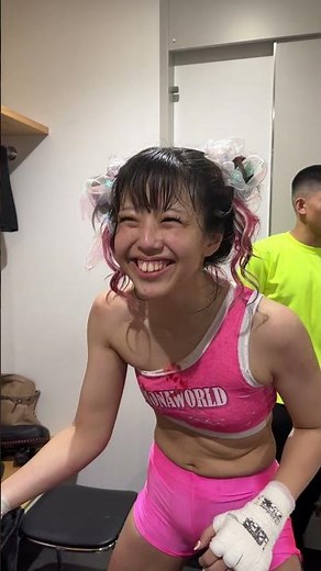 #Mona Kimura: Close-up coverage immediately after the match. | "K-1 GENKI 2026" April 11th (Sat) ...