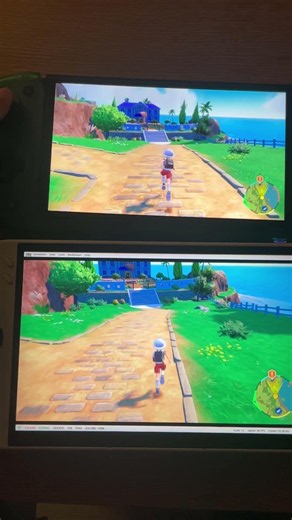 Legion Go S with Lossless Scaling Vs Switch Oled
