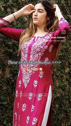chikankari kurtis inspo ❤️🤌 tap below 👇⬇️ for links #indianoutfits #longkurties