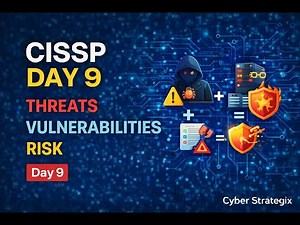 CISSP Day 9 Threats vulnerabilities and risk