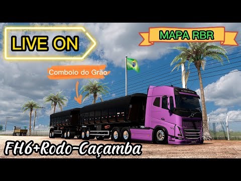 LIVE - Mapa RBR | Comboio Realista | Euro truck Simulator 2 #ETS2 #EUROTRUCK2
