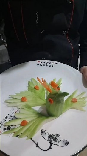 Creative Vegetable Art Transform Your Veggies into Animal Shapes#Plate decorated idea's#Knife Skills