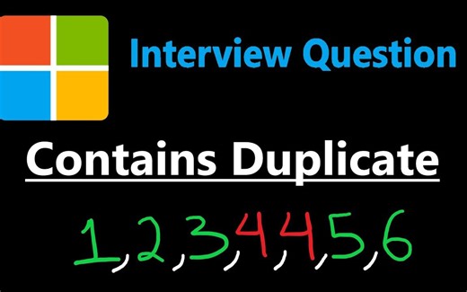 neetcode讲力扣-存在重复元素-数组-Python