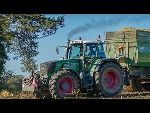 Rauchzeichen sind gute Zeichen Fendt 930 Vario Lohnunternehmen Stotz in der Mais-Kampagne! Maisernte