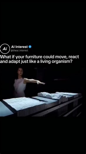 AI | Technology | TRANSFORM is an innovative dynamic furniture concept developed by the Tangible Media Group at the MIT Media Lab. Powered by advanced shape... | Instagram