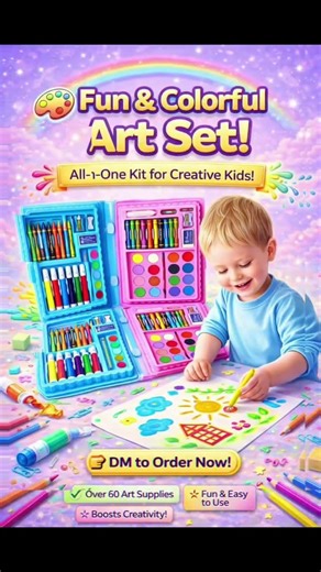 Color Art Kit | Color Kit for Kids #drawing #shortvideo #coloring