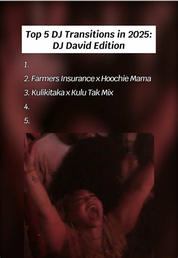 Showed more of my versatility as a DJ this year. Do you agree with this list? Can’t wait for 2026 💚