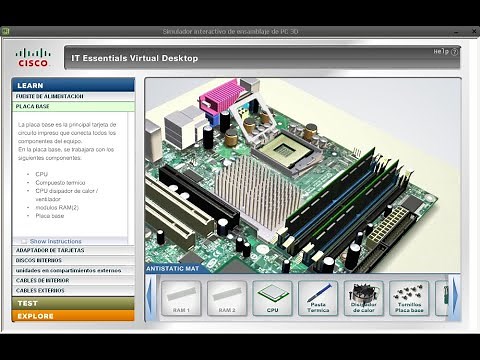 Instalar simulador ensamblaje PC 3D - CISCO